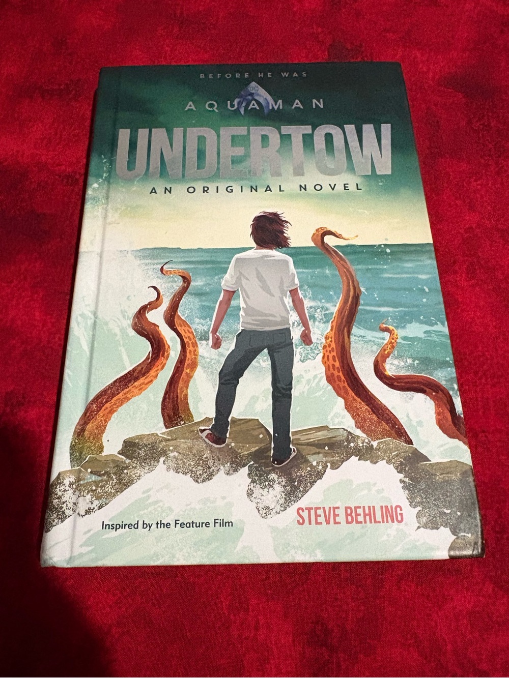 Aquaman: Undertow Hardcover Novel - Teal, Orange, White